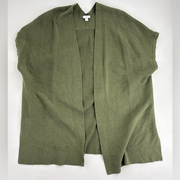 J. Jill Forest Green Open Front Cardigan - Picture 6 of 8